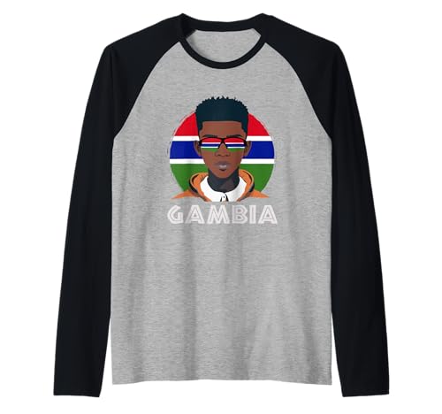 Herren Gambia, Gambian Flagge, Gambia Boy, African Boy, Gambian Teen Raglan Herren Gambia, Gambian Flagge, Gambia Boy, African Boy, Gambian Teen Raglan von Gambia Flag Gifts for Gambian Teens & Boys