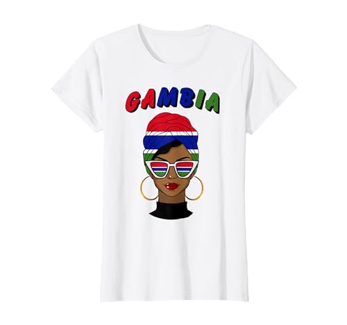 Gambia, Gambian Flagge, Gambia Girl, Gambian Women Gambian T-Shirt Gambia, Gambian Flagge, Gambia Girl, Gambian Women Gambian T-Shirt von Gambia Flag Gifts for Gambian Women & Girls