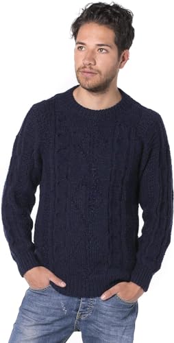 Gamboa Alpaka Pullover Herren Strickpullover Winterpullover Männer für Sommer Winter von Gamboa