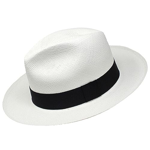 Gamboa Panama Hut UV-Schutz UPF50+ Mit Breite Krempe Herren und Damen Strohhut Traditioneller Panamahut von Gamboa