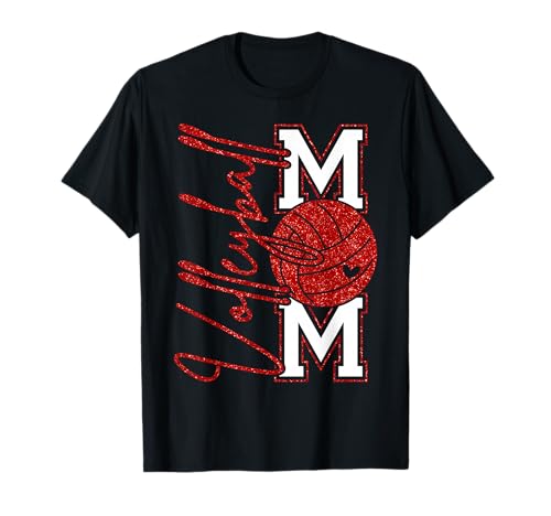 Volleyball Mama Game Day Mama Volleyball Geschenk T-Shirt Volleyball Mama Game Day Mama Volleyball Geschenk T-Shirt von Game Day Football Touchdown Season Coquette Bow