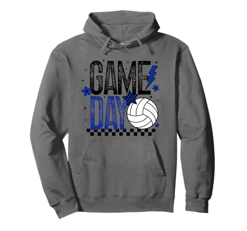 Volleyball Game Day Retro Mädchen Volleyball Team Spieler Geschenk Pullover Hoodie von Game Day T-Shirt Co.