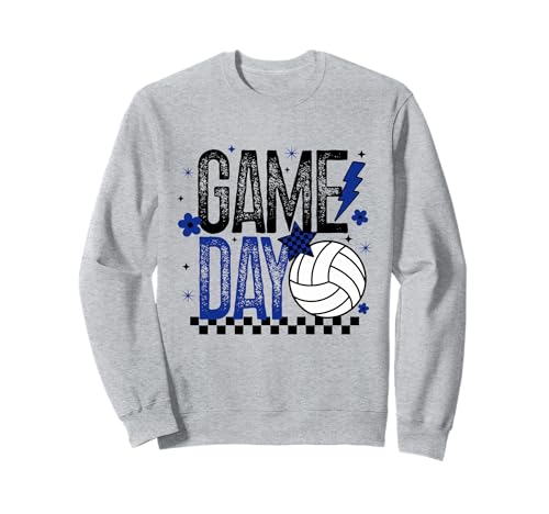 Volleyball Game Day Retro Mädchen Volleyball Team Spieler Geschenk Sweatshirt von Game Day T-Shirt Co.