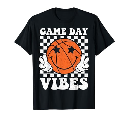 Game Day Vibes Retro Basketball Lover Jungen Mädchen Kinder T-Shirt Game Day Vibes Retro Basketball Lover Jungen Mädchen Kinder T-Shirt von Game Day Vibes Basketball Player