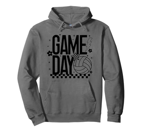 Volleyball Game Day Retro Checker Mädchen Volleyball Team Mama Pullover Hoodie Volleyball Game Day Retro Checker Mädchen Volleyball Team Mama Pullover Hoodie von Game Day Volleyball T-Shirt Co.