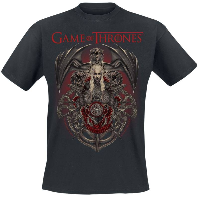 Game Of Thrones Mother Of Dragons T-Shirt schwarz in XL von Game Of Thrones
