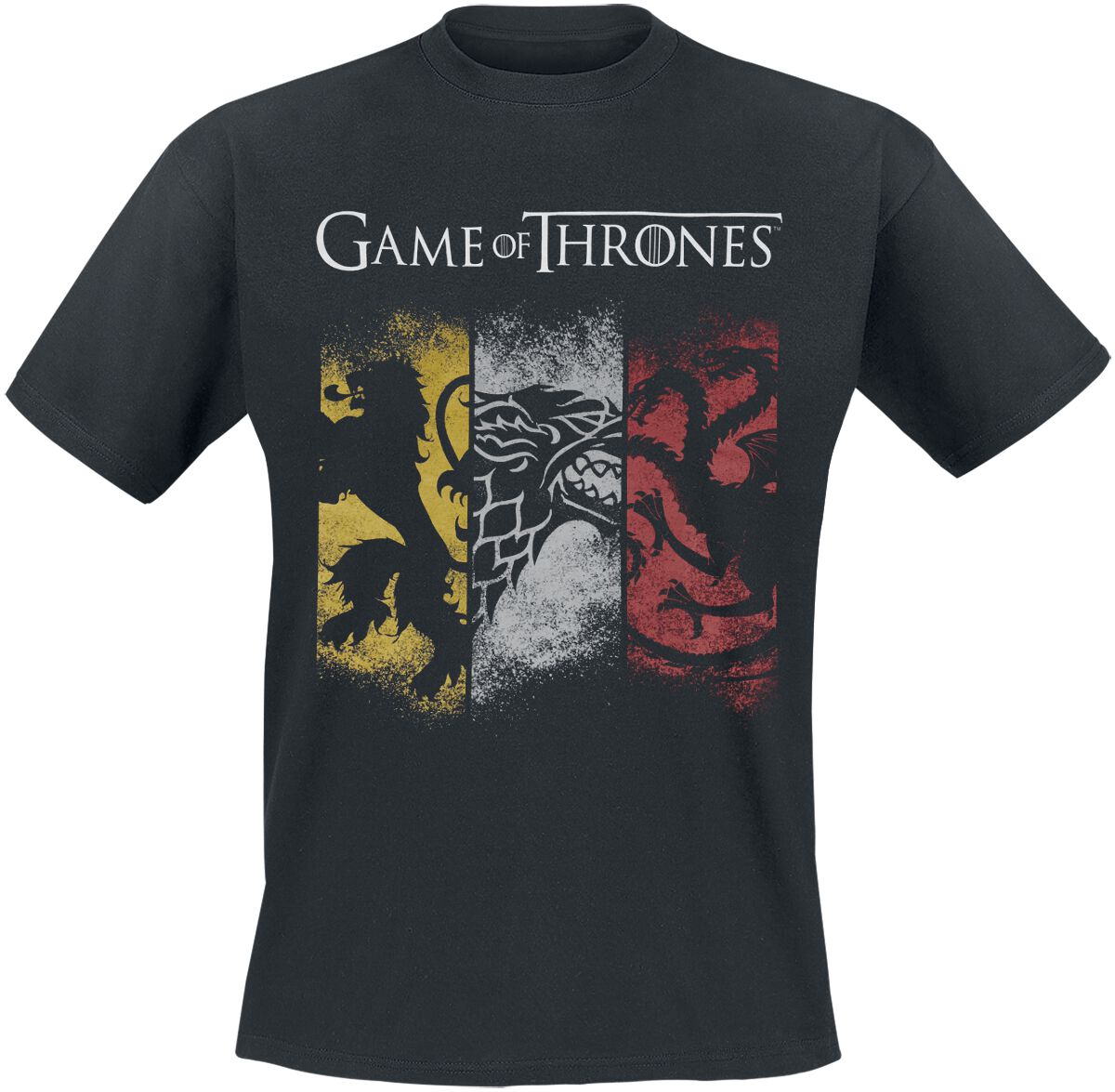 Game Of Thrones T-Shirt - Spray Paint - S bis XXL - für Männer - Größe M - schwarz  - Lizenzierter Fanartikel von Game Of Thrones