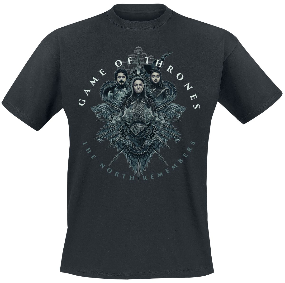 Game Of Thrones T-Shirt - The North Remembers - S bis XXL - für Männer - Größe XXL - schwarz - Lizenzierter Fanartikel Game Of Thrones T-Shirt - The North Remembers - S bis XXL - für Männer - Größe XXL - schwarz - Lizenzierter Fanartikel von Game Of Thrones