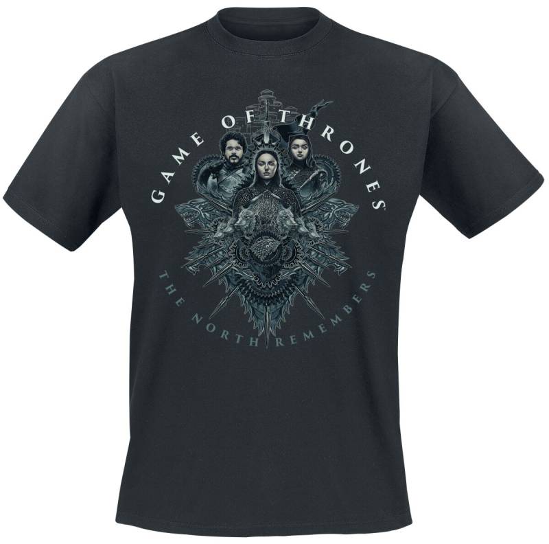 Game Of Thrones The North Remembers T-Shirt schwarz in L von Game Of Thrones