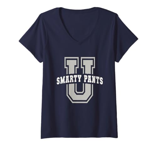 Damen Lustige smarte Hose University Academy Cheerleader It's Fine T-Shirt mit V-Ausschnitt Damen Lustige smarte Hose University Academy Cheerleader It's Fine T-Shirt mit V-Ausschnitt von Game On College I'm So Ready Smartass Gag Squad