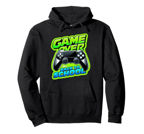 Game Over Back To School Gamer Gaming für Jungen am ersten Tag Lustig Pullover Hoodie von Game Over Back To School Boys Gamer Gaming Merch