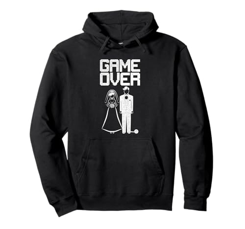 Game Over Hochzeit Gamer Junggesellenabschied Geschenkidee Pullover Hoodie Game Over Hochzeit Gamer Junggesellenabschied Geschenkidee Pullover Hoodie von Game Over Hochzeit Gamer Junggesellen Motive