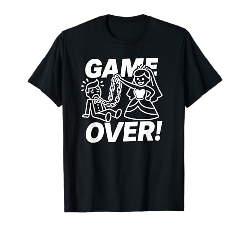 Junggesellenabschied Game Over Bräutigam JGA Männer Poltern T-Shirt Junggesellenabschied Game Over Bräutigam JGA Männer Poltern T-Shirt von Game Over Junggesellenabschied Bräutigam