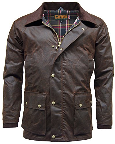 GAME Barker Antique Wax Jacket Brown GAME Barker Antique Wax Jacket Brown von Game Technical Apparel