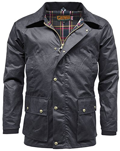 GAME Barker Antique Wax Jacket Navy GAME Barker Antique Wax Jacket Navy von Game Technical Apparel