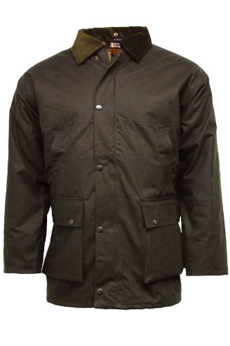 Herren Premium British Unpadded Wax Regen Jacke / Coat Mantel by GAME Herren Premium British Unpadded Wax Regen Jacke / Coat Mantel by GAME von Game Technical Apparel