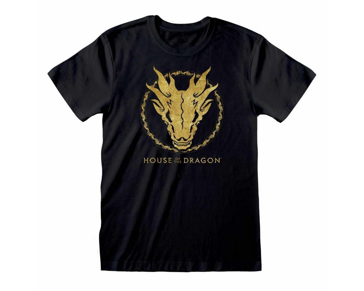 Game of Thrones T-Shirt House Of The Dragon – Gold Ink Skull Grösse M-L-XL-XXL neu Top Game of Thrones T-Shirt House Of The Dragon – Gold Ink Skull Grösse M-L-XL-XXL neu Top von Game of Thrones