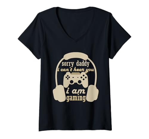 Damen Game World T-Shirt mit V-Ausschnitt Damen Game World T-Shirt mit V-Ausschnitt von Game.....World