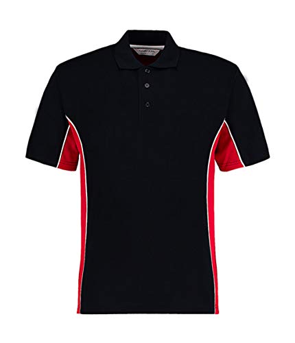 GAMEGEAR Piqué Track Poloshirt KK475 XXL,Navy/Red/White von Gamegear