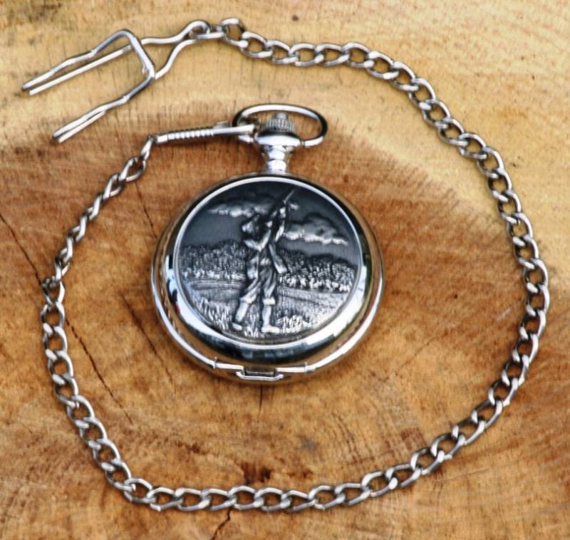 Game Shooter Taschenuhr Pewter Mit Gravur Weihnachtsgeschenk Pw von GamekeepersGifts