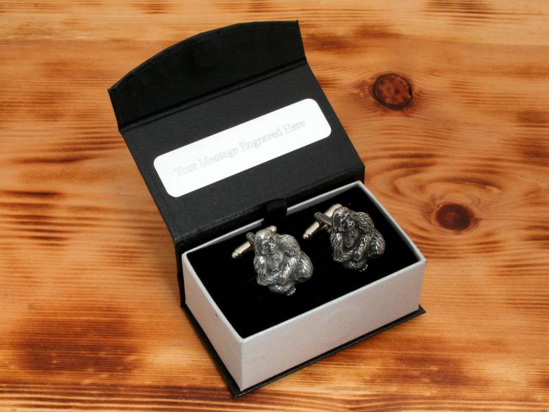 Gorilla Manschettenknöpfe Zinn Uk Handgemacht Dschungel Affe Vatertag Geschenk 157 Cu von GamekeepersGifts