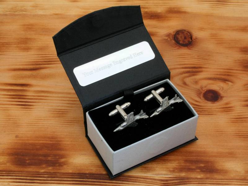 Harrier Jump Jet Manschettenknöpfe Zinn Uk Handgemacht Raf Flugzeug Pilot Vatertagsgeschenk 173 Cu von GamekeepersGifts