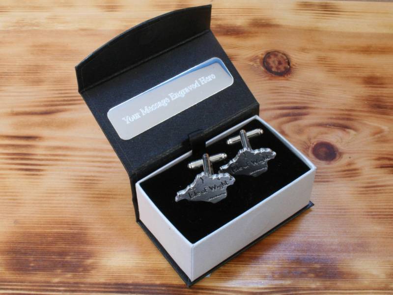 Isle Of Wight Manschettenknöpfe Zinn Uk Handmade Uk Island Weihnachtsgeschenk 442 Cu von GamekeepersGifts