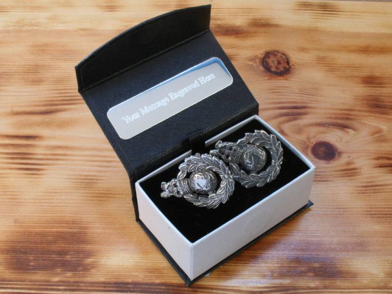 Kommando Manschettenknöpfe Zinn Uk Handgemachte Armee Militär Weihnachtsgeschenk 432 Cu von GamekeepersGifts