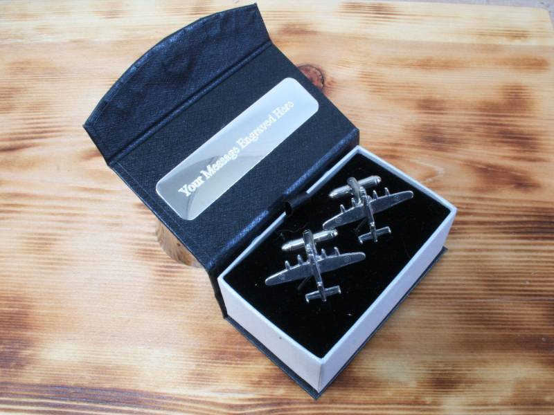 Lancaster Bomber Manschettenknöpfe Zinn Uk Handgemacht Raf Flugzeug Pilot Vatertagsgeschenk 213 Cu von GamekeepersGifts