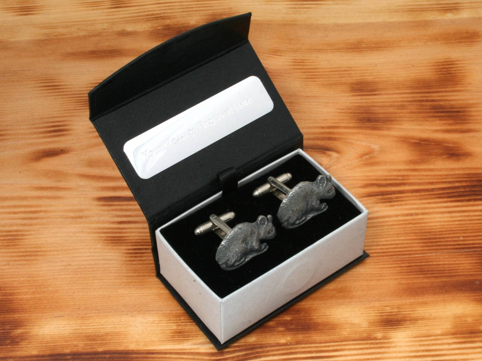 Maus Manschettenknöpfe Zinn Uk Handmade Haustier Nager Weihnachtsgeschenk 434 Cu von GamekeepersGifts