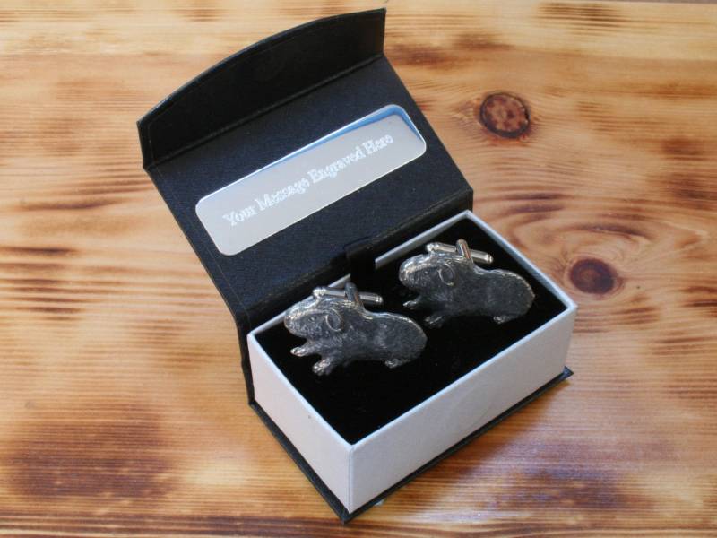 Meerschweinchen Manschettenknöpfe Zinn Uk Handgemacht Natur Haustier Vatertag Geschenk 170 Cu von GamekeepersGifts