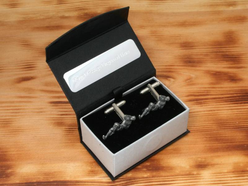 Rugby Spieler Manschettenknöpfe Zinn Uk Handmade Vatertag Geschenk 306 Cu von GamekeepersGifts