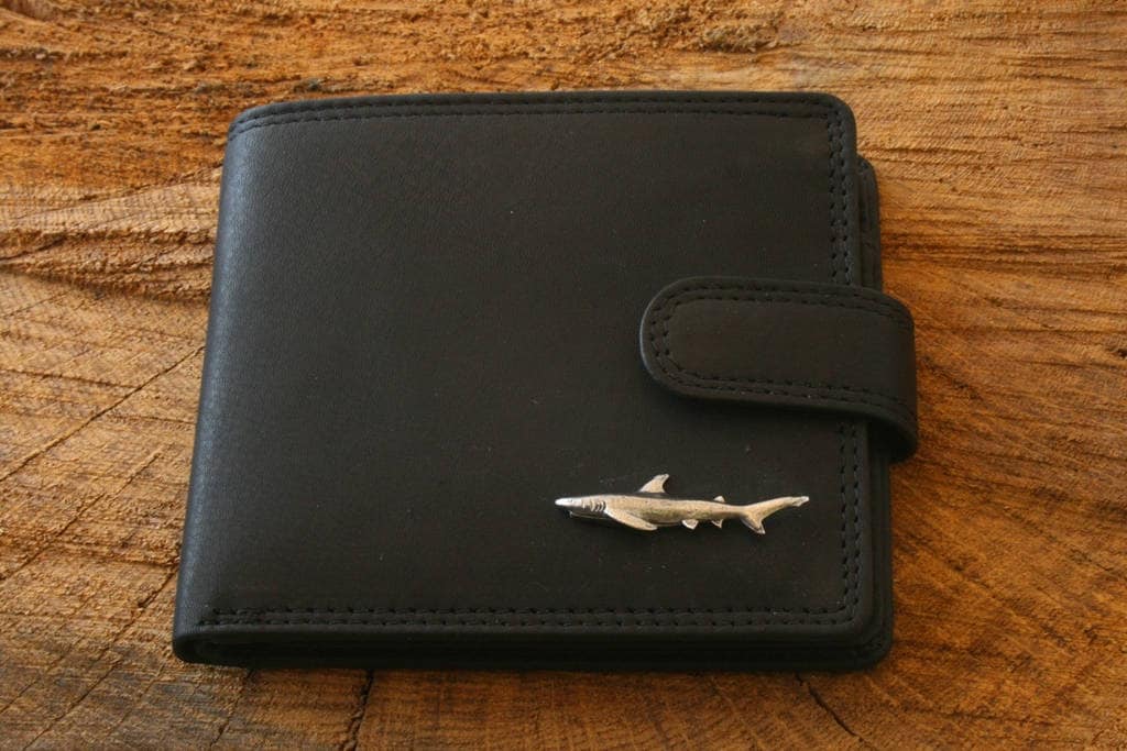Shark Kr Leder Geldbörse Braun Oder Schwarz Sea Life Vatertag Geschenk 319 Wch Shark Kr Leder Geldbörse Braun Oder Schwarz Sea Life Vatertag Geschenk 319 Wch von GamekeepersGifts