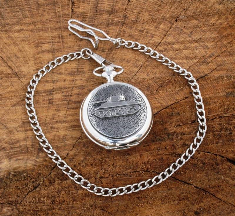 Sherman Panzer Oder Taschenuhr Kostenlos Gravierter Vatertagsgeschenk 324 Pw von GamekeepersGifts