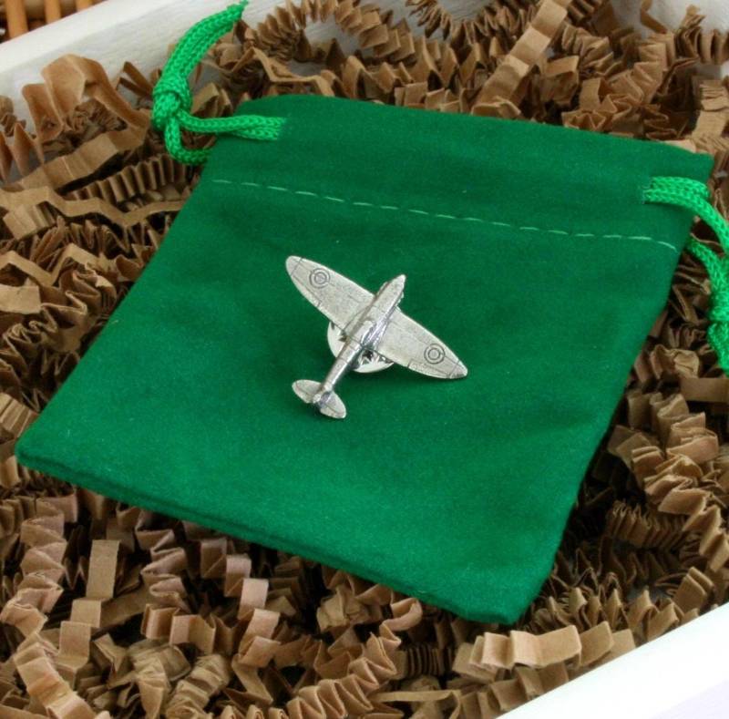 Spitfire Pewter Pin Badge - Raf Pilot Geschenk, Luftfahrt Brosche, Ww2 Erinnerungsstücke 342 von GamekeepersGifts