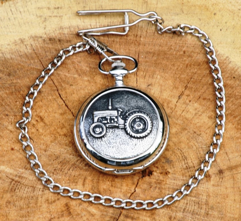 Traktor Te20 Taschenuhr Pewter Graviert Vatertag Geschenk 375 Pw von GamekeepersGifts
