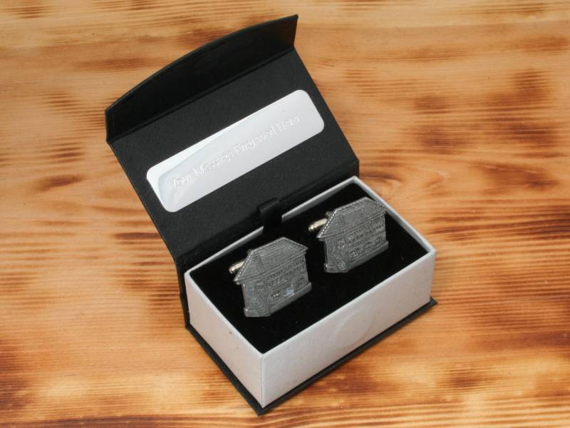 Zug Signalling Box Manschettenknöpfe Zinn Uk Handmade Eisenbahn Weihnachtsgeschenk 450 Cu von GamekeepersGifts