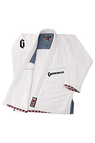 Gameness Pearl Gi V2 BJJ Jiu-Jitsu-Anzug für Damen, MMA, Kampf, Grappling, Uniform, F4, Blau von Gameness