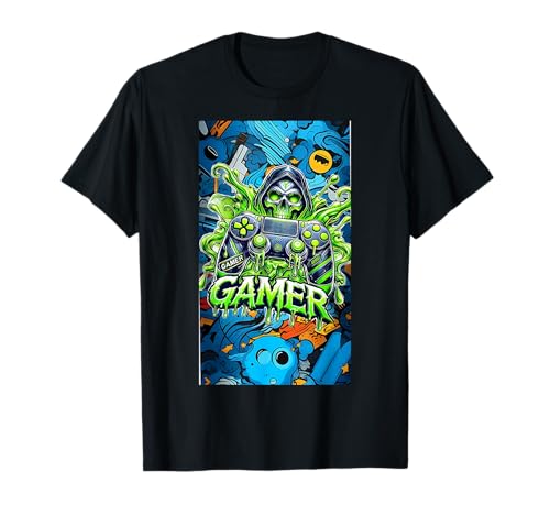 Gamer Aesthetic Graphic Skelett Gaming Videospiele Jungen T-Shirt Gamer Aesthetic Graphic Skelett Gaming Videospiele Jungen T-Shirt von Gamer Aesthetic Skeleton Gaming