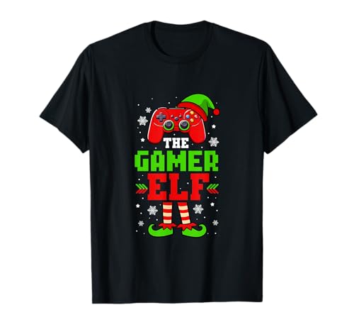 Gamer Elf Christmas Costume Game Controller Gamer Lover Kids T-Shirt Gamer Elf Christmas Costume Game Controller Gamer Lover Kids T-Shirt von Gamer Christmas Costume