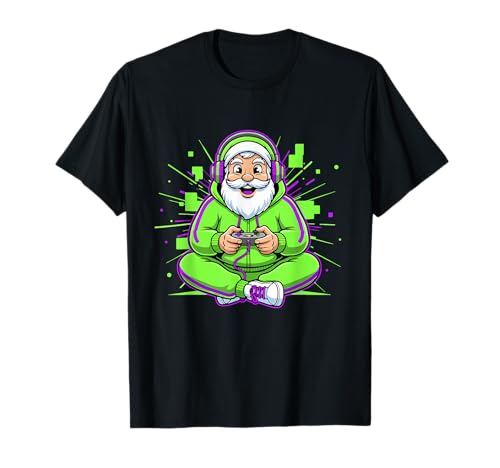 Christmas Man Gaming Humor Gamer T-Shirt Christmas Man Gaming Humor Gamer T-Shirt von Gamer Christmas Gaming Cartoon Video Game