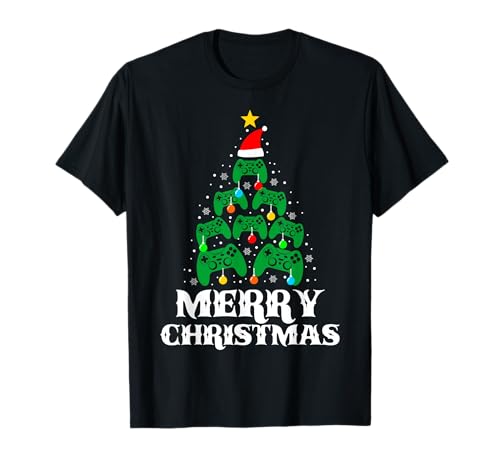 Gamer Weihnachtsbaum Lustige Controller Xmas Jungen Männer Lustig T-Shirt Gamer Weihnachtsbaum Lustige Controller Xmas Jungen Männer Lustig T-Shirt von Gamer Christmas Tree Funny Controllers Xmas