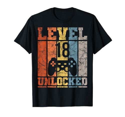 18 Geburtstag Shirt Lustig für Zocker Herren, Damen & Kinder T-Shirt 18 Geburtstag Shirt Lustig für Zocker Herren, Damen & Kinder T-Shirt von Gamer Gamerin Tshirt & Geschenk