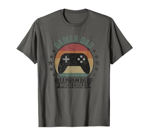 Herren Gamer Dad cooler Papa Gaming T-Shirt Herren Gamer Dad cooler Papa Gaming T-Shirt von Gamer Gaming cool Papa Geschenk Videospiele lustig