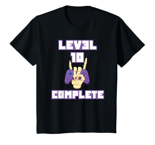 10. Geburtstag Jungen Gamer Controller Level 10 Complete T-Shirt 10. Geburtstag Jungen Gamer Controller Level 10 Complete T-Shirt von Gamer Geburtstag T-Shirts für Männer & Jungs