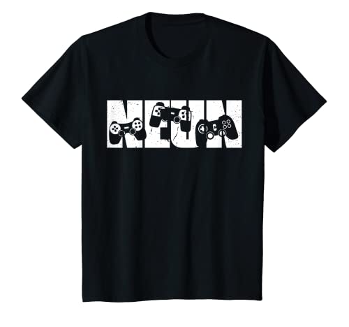 Kinder 9. Geburtstag Jungen Retro Video Gamer Level 9 Jungs T-Shirt von Gamer Geburtstag Zocker Männer Spieler Jungen