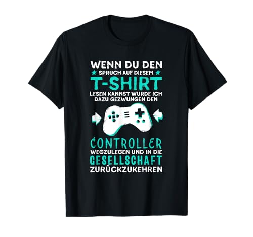 Geburtstag Junge Männer Teenager Zocker Geschenk Gamer T-Shirt von Gamer Geschenkideen Zocker Geschenke