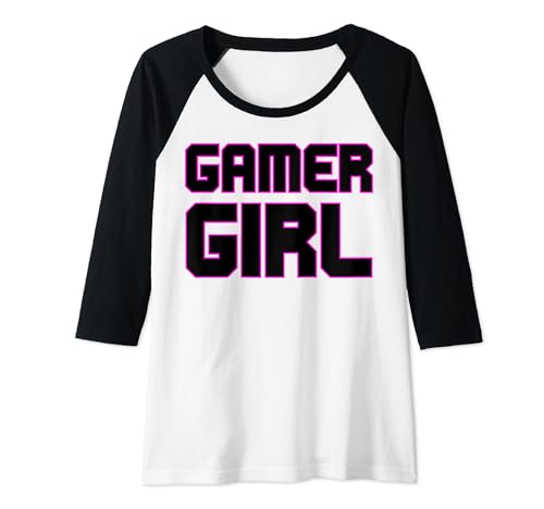 Damen Gamer Girl Nerd Girl Cute Gaming Lover Geek Nerd Outfit Raglan Damen Gamer Girl Nerd Girl Cute Gaming Lover Geek Nerd Outfit Raglan von Gamer Girl, Gaming Queen Nerd Girl Apparel Outfit
