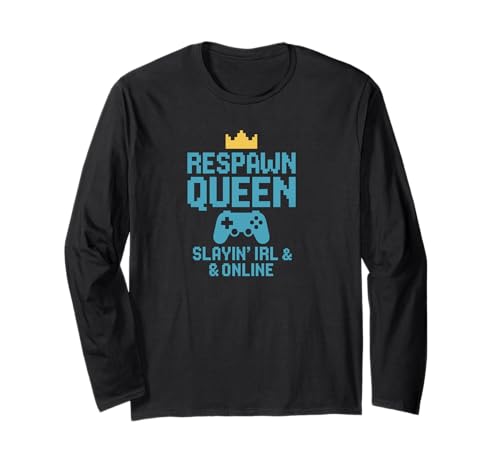Spiel On Queen Gamer Girl Confidence Langarmshirt von Gamer Girl Inspired