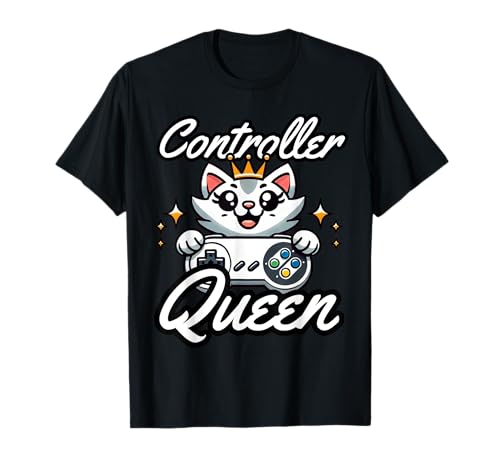 Gamer Girl Cat Gaming Cute Video Game Women Girls T-Shirt Gamer Girl Cat Gaming Cute Video Game Women Girls T-Shirt von Gamer Girl Outfits